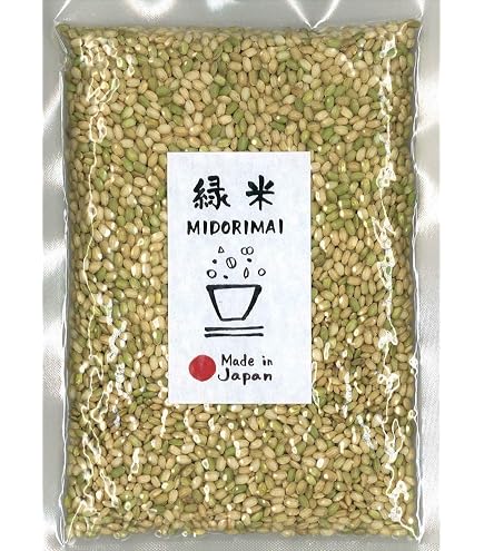 Amazon.co.jp: 緑米(みどりまい) 1kg 国産 古代米 もち種 雑穀屋穂の香